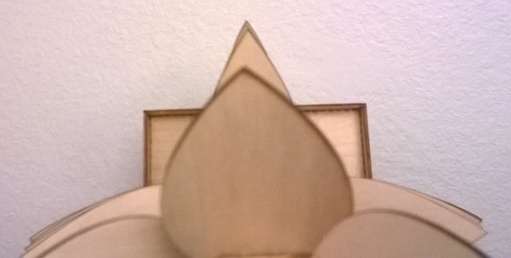 Leaf tips aligned